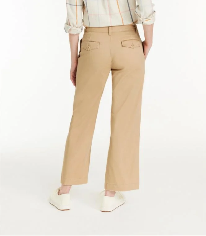 Women''s Signature Boyfriend Chinos, Mid-Rise Patchwork - Image 4
