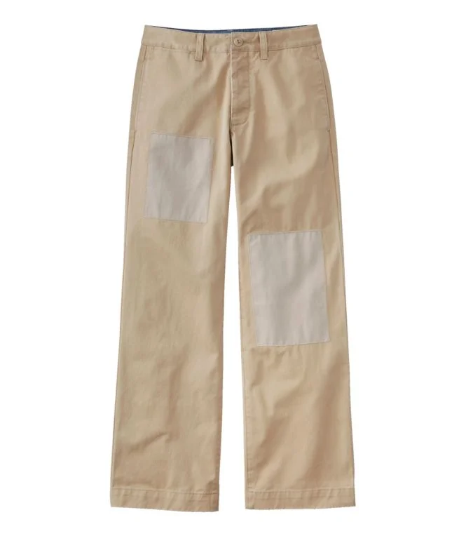 Alternative view of Women''s Signature Boyfriend Chinos, Mid-Rise Patchwork