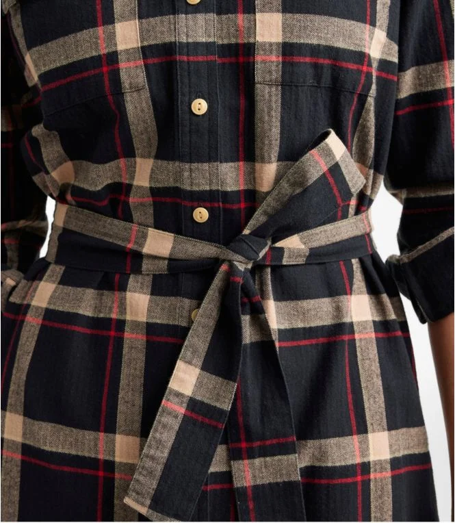 Women''s Signature Camp Flannel Shirt Dress, Button-Front - Image 5