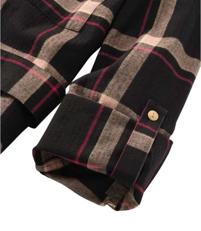 Women''s Signature Camp Flannel Shirt Dress, Button-Front - Image 8