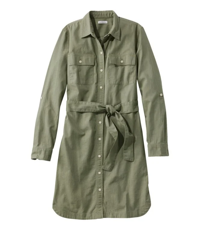 Women''s Signature Camp Shirt Dress, Button-Front - Image 10