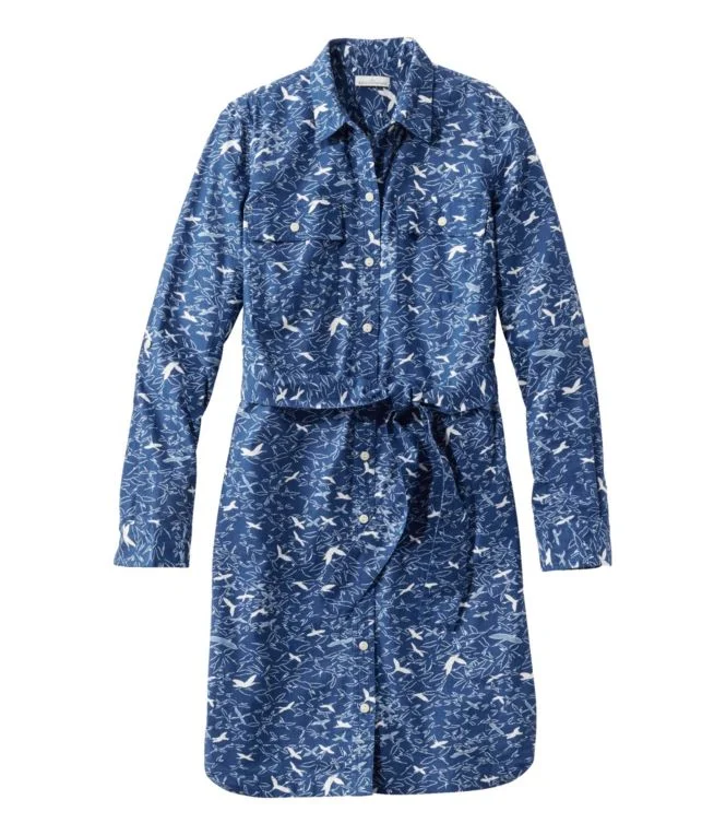 Women''s Signature Camp Shirt Dress, Button-Front - Image 11