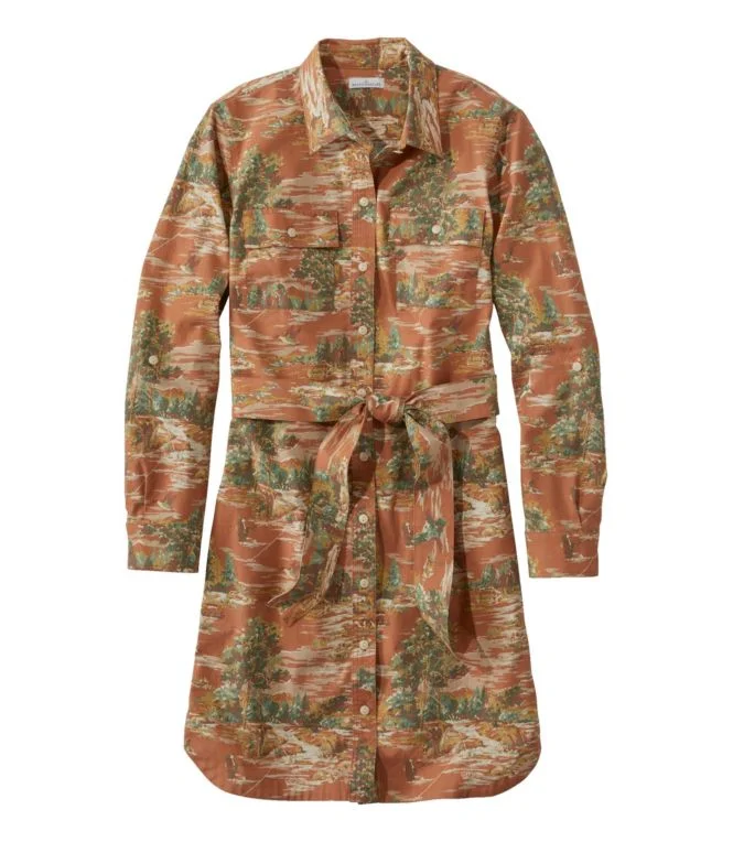 Women''s Signature Camp Shirt Dress, Button-Front - Image 12