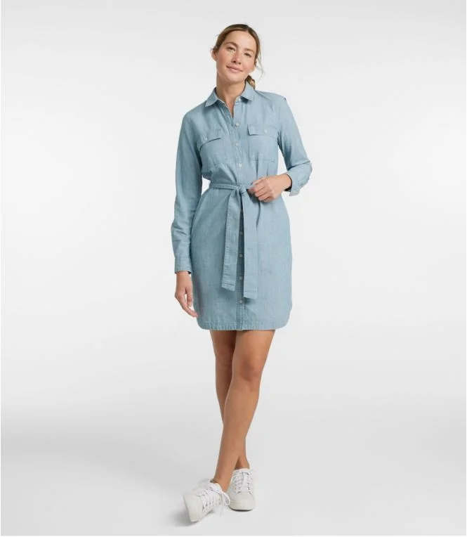 Women''s Signature Camp Shirt Dress, Button-Front - Image 3