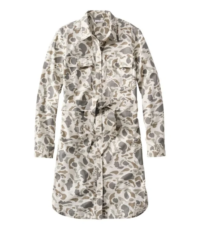 Women''s Signature Camp Shirt Dress, Button-Front - Image 9