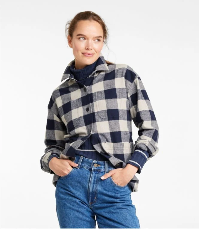 Women''s Signature Chamois Shirt-Jacket, Pattern - Image 3