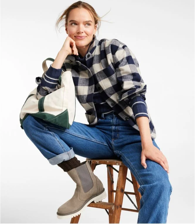 Women''s Signature Chamois Shirt-Jacket, Pattern - Image 6