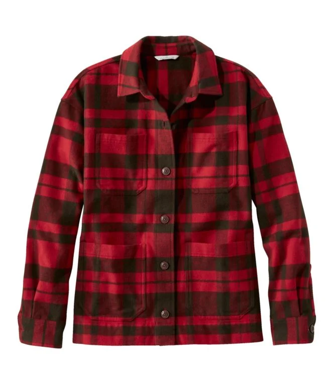 Women''s Signature Chamois Shirt-Jacket, Pattern - Image 8