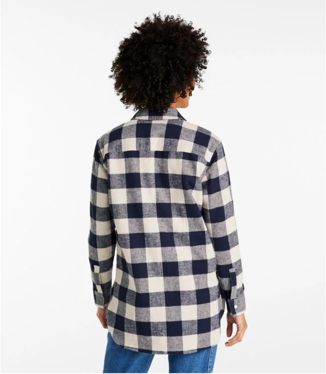 Women''s Signature Chamois Shirt, Snap-Front Plaid - Image 4