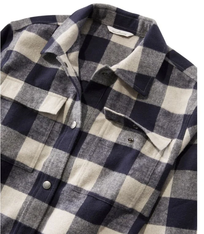 Women''s Signature Chamois Shirt, Snap-Front Plaid - Image 5