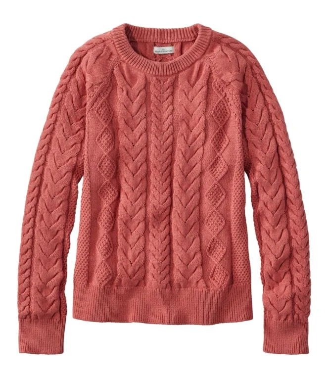 Women''s Signature Classic Fisherman Sweater, Crewneck - Image 5