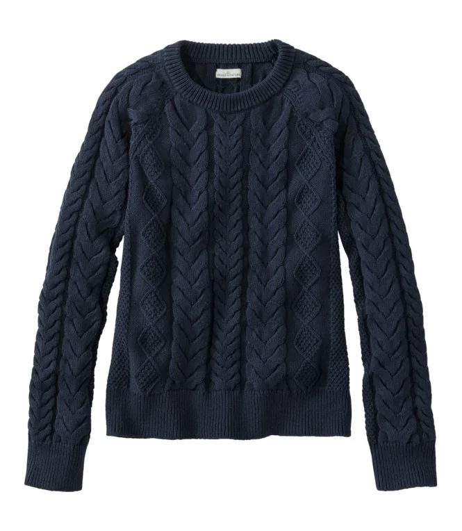 Women''s Signature Classic Fisherman Sweater, Crewneck - Image 6
