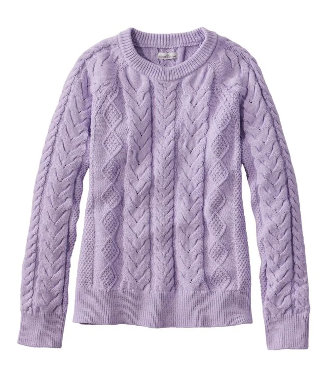 Women''s Signature Classic Fisherman Sweater, Crewneck - Image 7