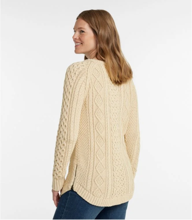 Women''s Signature Cotton Fisherman Tunic Sweater - Image 4