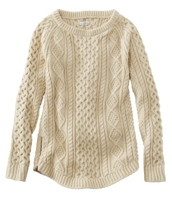 Women''s Signature Cotton Fisherman Tunic Sweater
