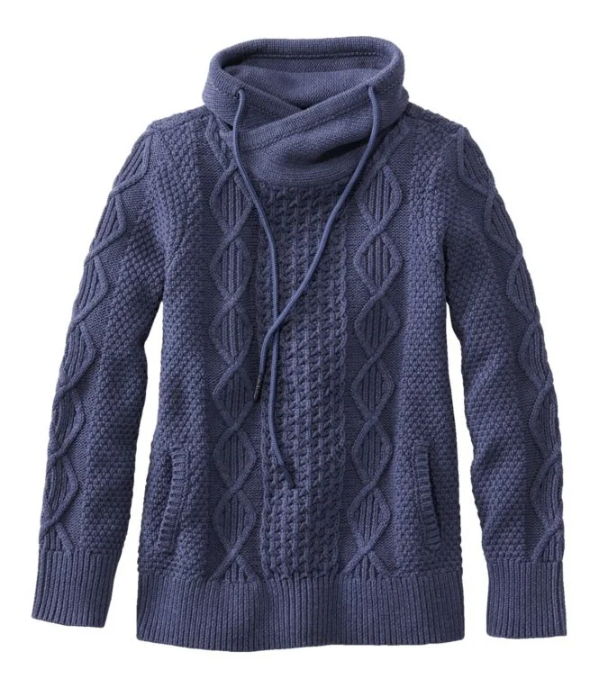 Women''s Signature Cotton Funnelneck Sweater - Image 8