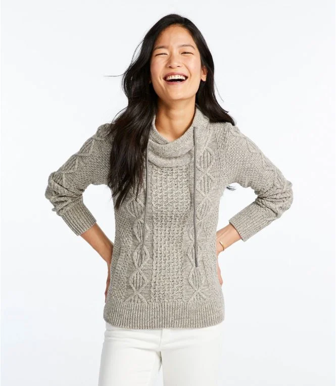 Women''s Signature Cotton Funnelneck Sweater - Image 3