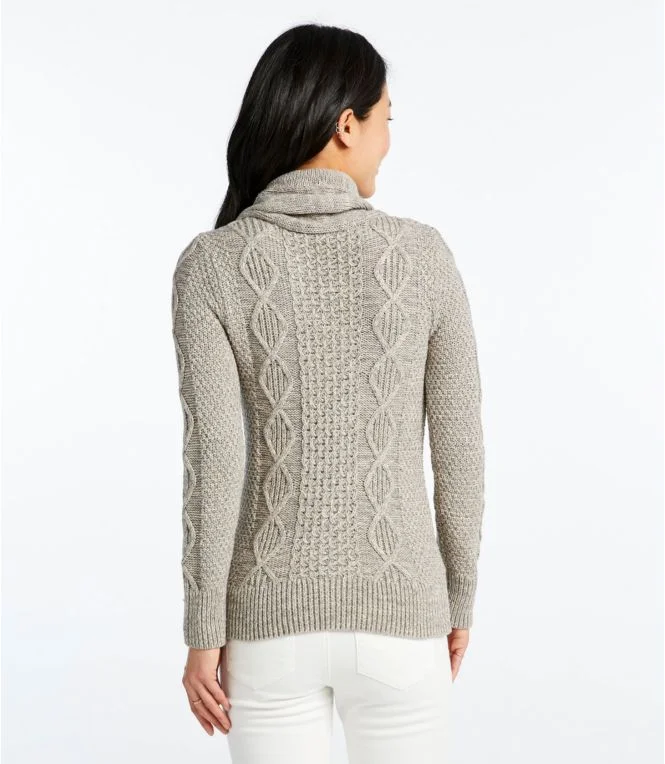 Women''s Signature Cotton Funnelneck Sweater - Image 4