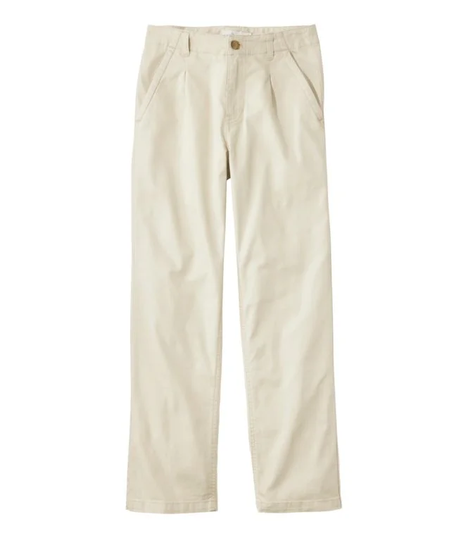 Women''s Signature Easy-Cotton Pleated Chinos, Ankle
