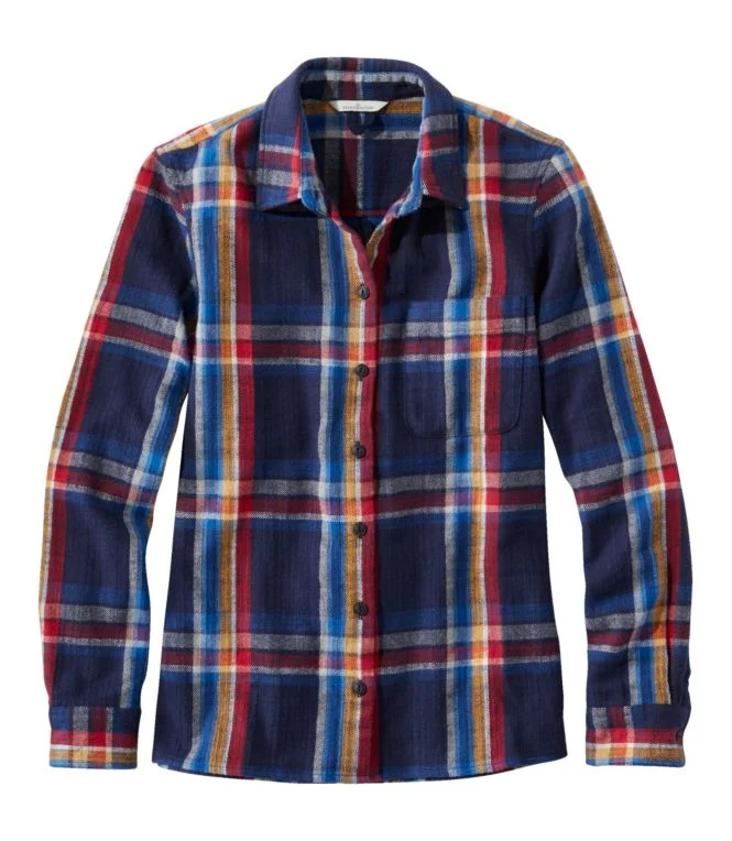 Alternative view of Women''s Signature Heritage Textured Flannel Shirt, Plaid