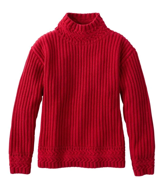 Women''s Signature Original Cotton Ribbed Sweater, Mockneck - Image 6