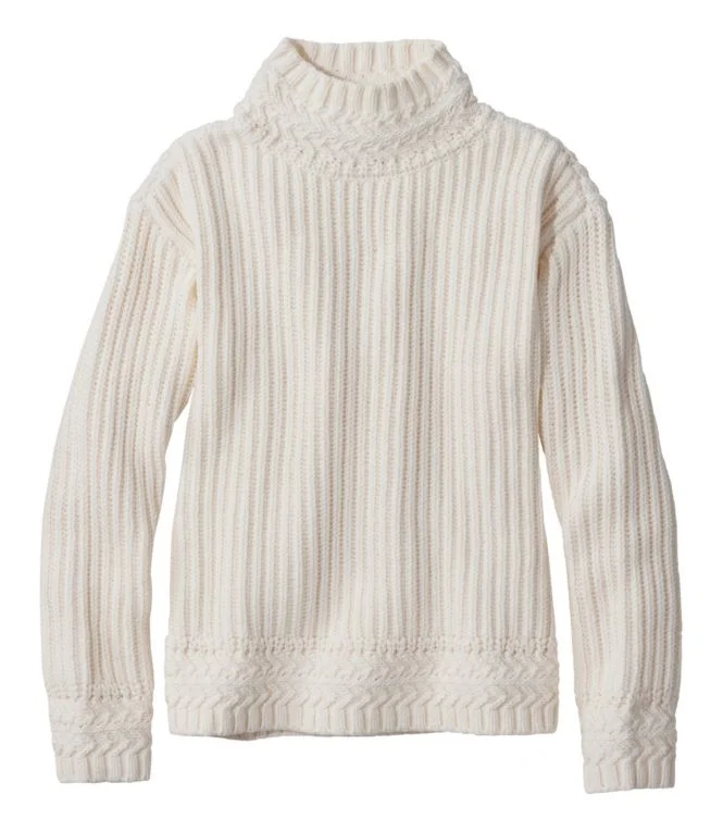 Women''s Signature Original Cotton Ribbed Sweater, Mockneck - Image 7
