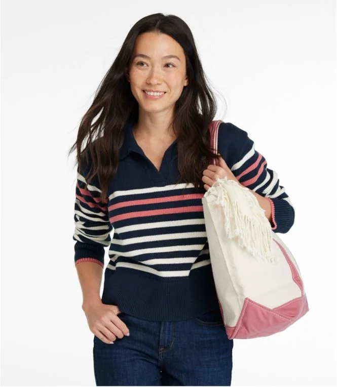 Women''s Signature Original Cotton Sweater, Polo - Image 3