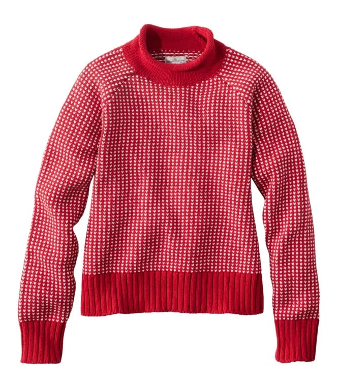 Women''s Signature Original Cotton Sweater, Rollneck Novelty - Image 14