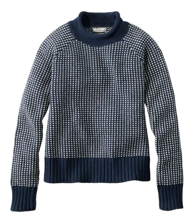 Women''s Signature Original Cotton Sweater, Rollneck Novelty - Image 10