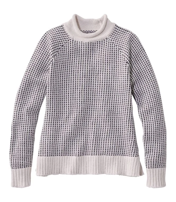 Women''s Signature Original Cotton Sweater, Rollneck Novelty - Image 12