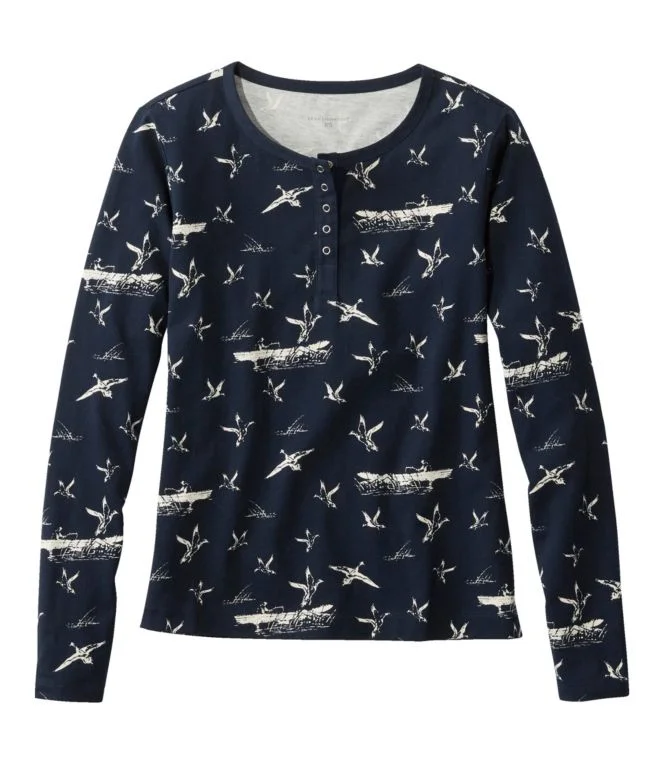 Women''s Signature Rangeley Cotton Tee, Henley - Image 6