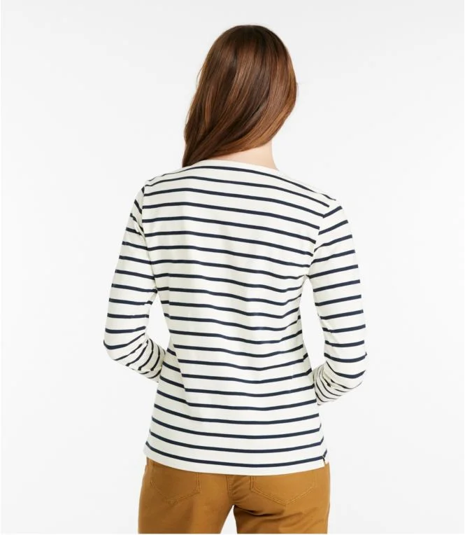 Women''s Signature Rangeley Cotton Tee, Henley - Image 4