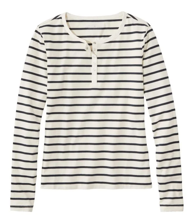 Women''s Signature Rangeley Cotton Tee, Henley - Image 7