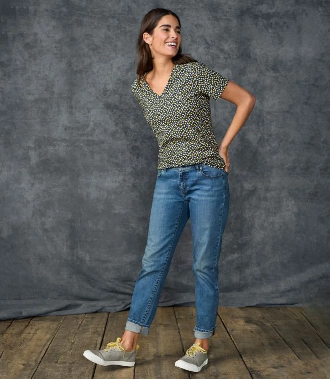 Women''s Signature Rangeley Cotton Tee, V-Neck - Image 4