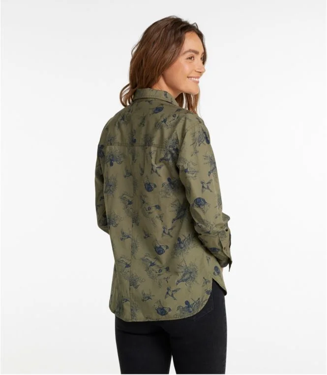 Women''s Signature Soft Poplin Shirt, Novelty - Image 4