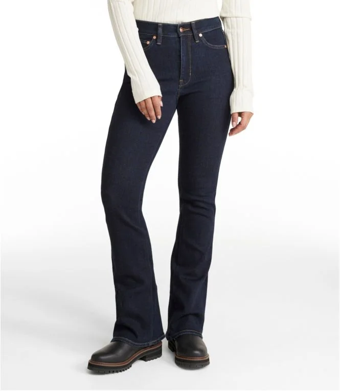 Alternative view of Women''s Signature Stretch Jeans, High-Rise Flare
