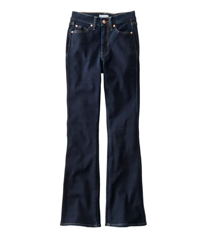 Women''s Signature Stretch Jeans, High-Rise Flare - Image 5