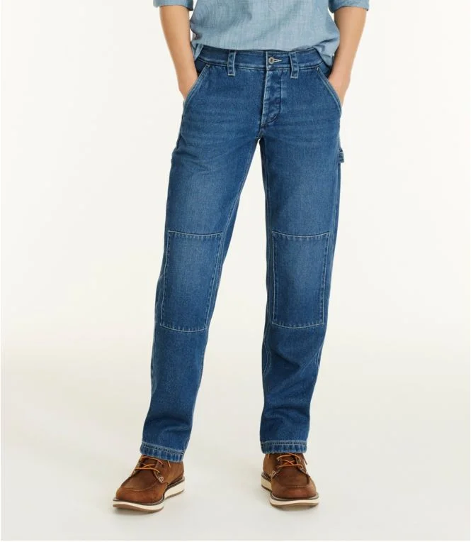 Alternative view of Women''s Signature Super-Soft Jeans, High-Rise Straight-Leg Carpenter