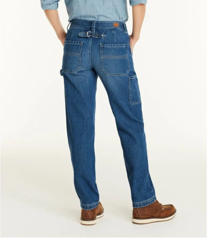 Women''s Signature Super-Soft Jeans, High-Rise Straight-Leg Carpenter - Image 3