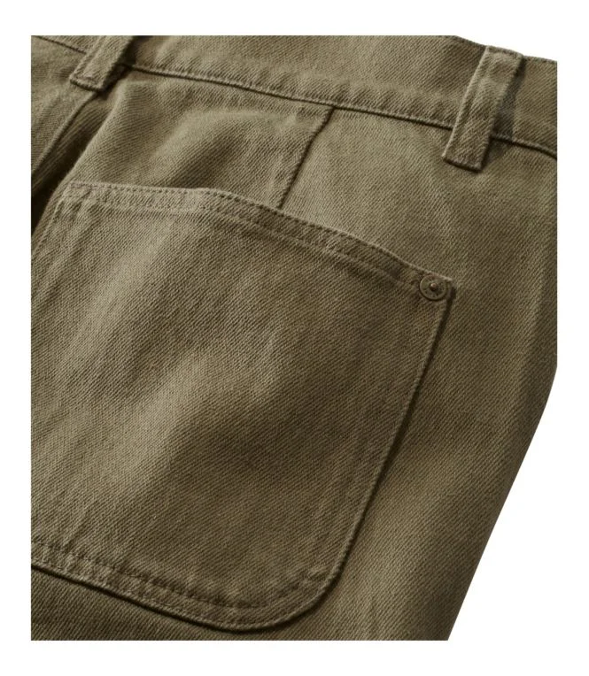 Women''s Signature Washed Cotton Barrel Pants, High-Rise Tapered Leg - Image 5