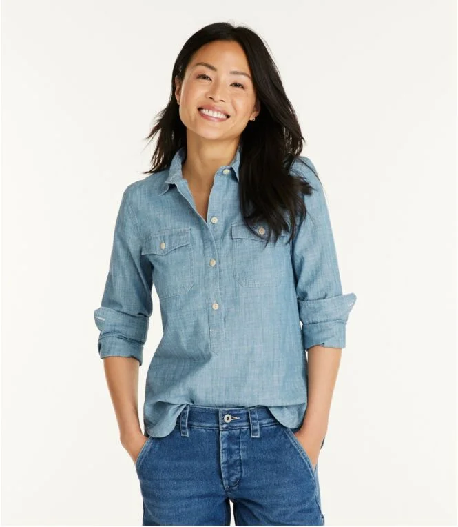 Women''s Signature Woven Popover - Image 3