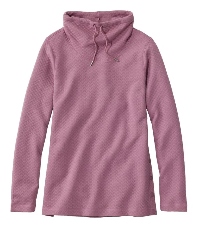 Women''s SoftLight Quilted Top, Funnelneck Pullover - Image 12