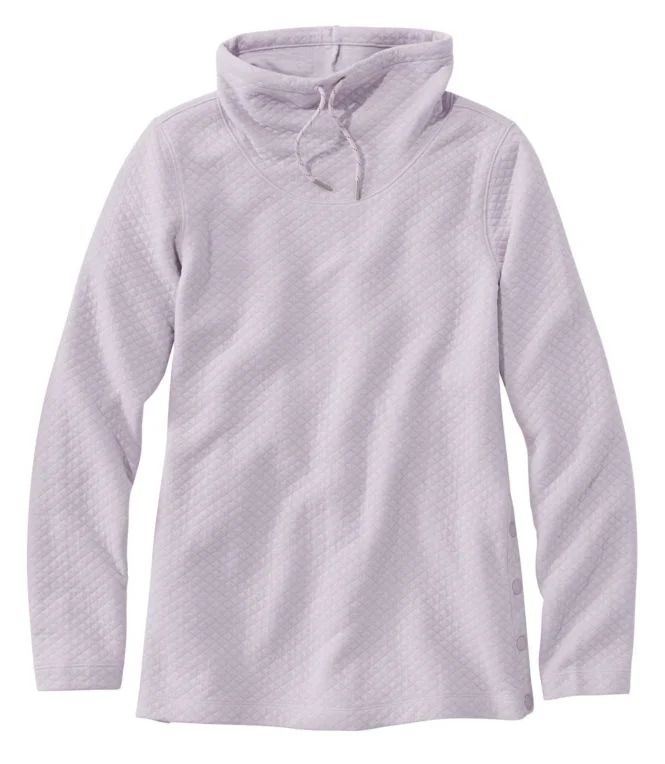 Women''s SoftLight Quilted Top, Funnelneck Pullover - Image 13