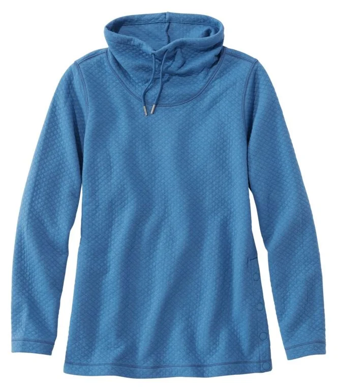 Women''s SoftLight Quilted Top, Funnelneck Pullover - Image 14