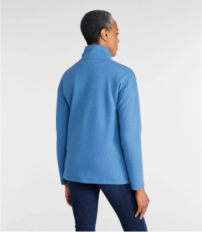 Women''s SoftLight Quilted Top, Quarter-Zip - Image 4