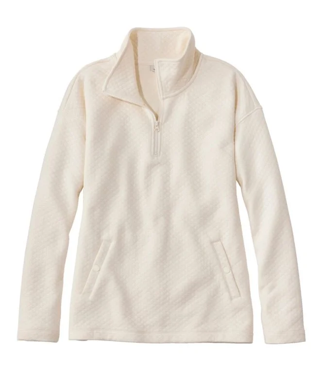 Women''s SoftLight Quilted Top, Quarter-Zip - Image 9