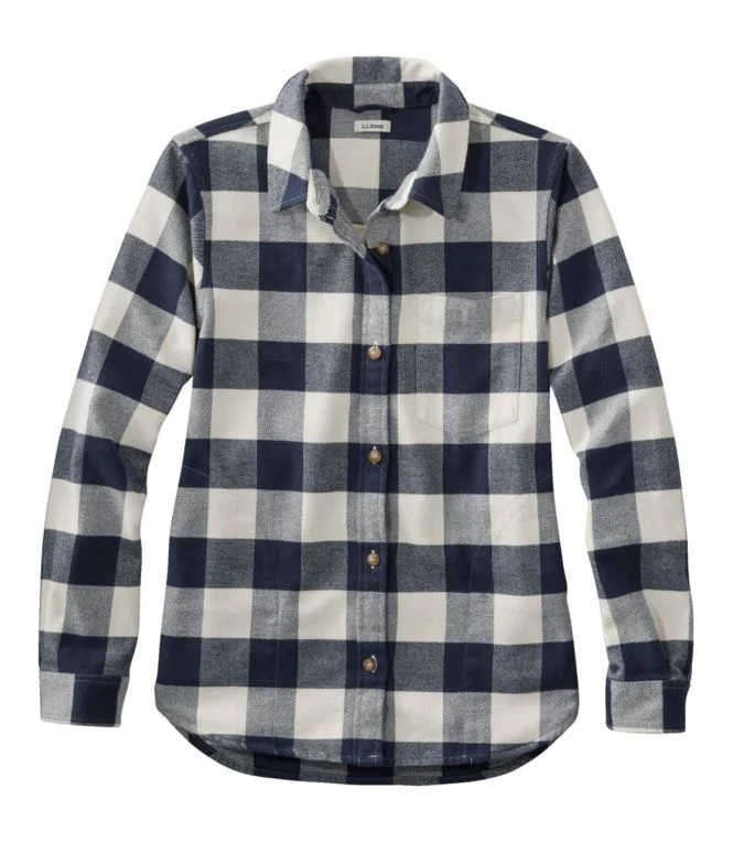 Alternative view of Women''s Soft-Brushed Flannel Shirt
