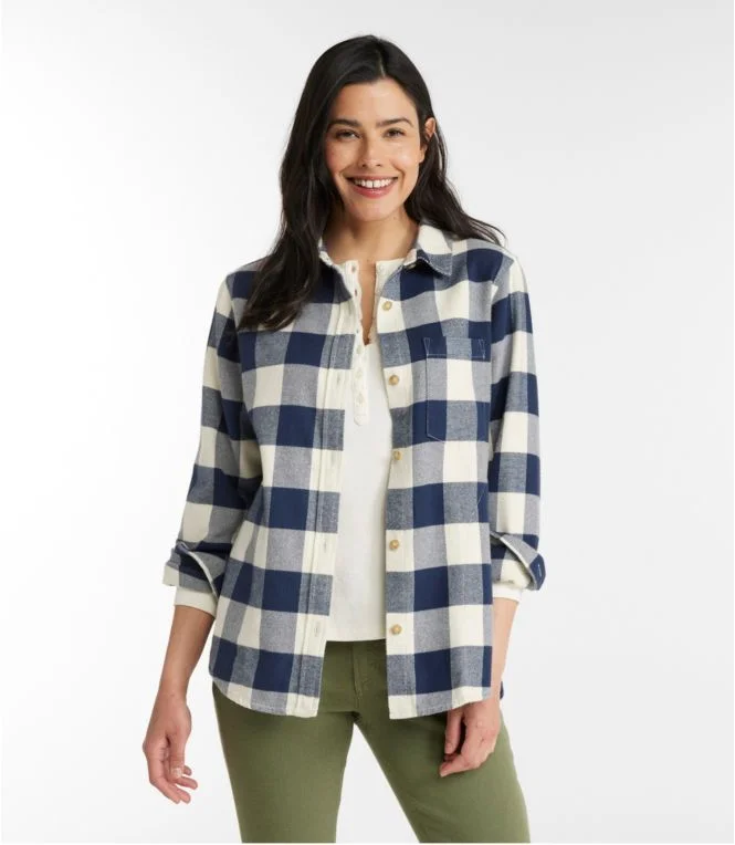 Women''s Soft-Brushed Flannel Shirt - Image 3