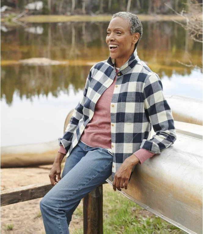 Women''s Soft-Brushed Flannel Shirt - Image 6