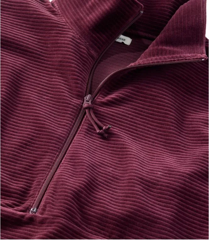 Women''s Soft Stretch Corduroy Pullover, Half-Zip - Image 5